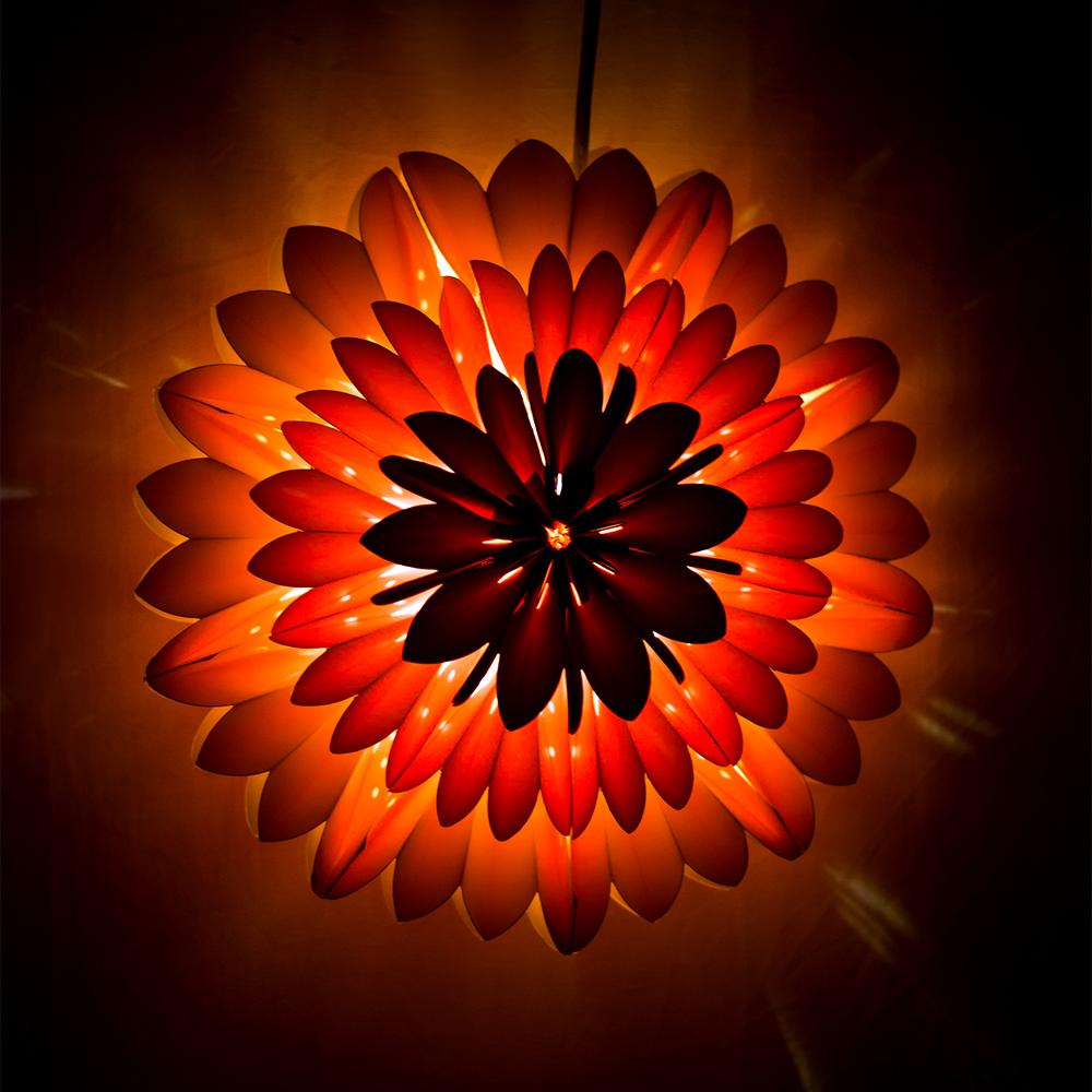  14" Pink Zohra Premium Handcrafted Paper Flower Lantern Light Decoration - AsianImportStore.com - B2B Wholesale Lighting and Decor