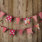 Pink Paper Small Pennant and Flag Banner (9.5 Feet Long) (20 PACK) - AsianImportStore.com - B2B Wholesale Lighting and Décor