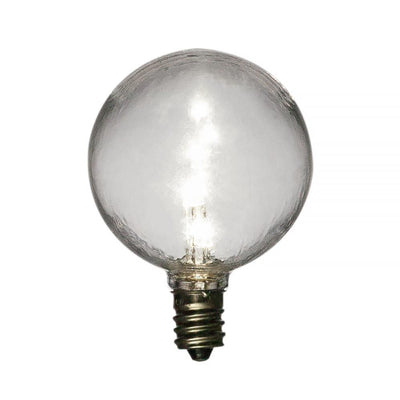 Cool White .7-Watt LED G50 Globe Light Bulb, E12 Candelabra Base, Shatterproof - AsianImportStore.com - B2B Wholesale Lighting and Decor