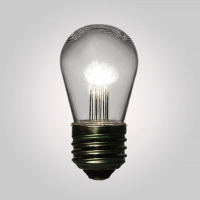White 0.7-Watt LED S14 Sign Light Bulb, Shatterproof, E26 Medium Base - AsianImportStore.com - B2B Wholesale Lighting and Decor