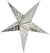 3-PACK + Cord | Silver Metallic 24" Illuminated Paper Star Lanterns and Lamp Cord Hanging Decorations - AsianImportStore.com - B2B Wholesale Lighting and Decor