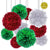 Cinco de Mayo Celebration Party Pack Tissue Paper Pom Pom Combo Set (24 pc Set) - AsianImportStore.com - B2B Wholesale Lighting and Decor