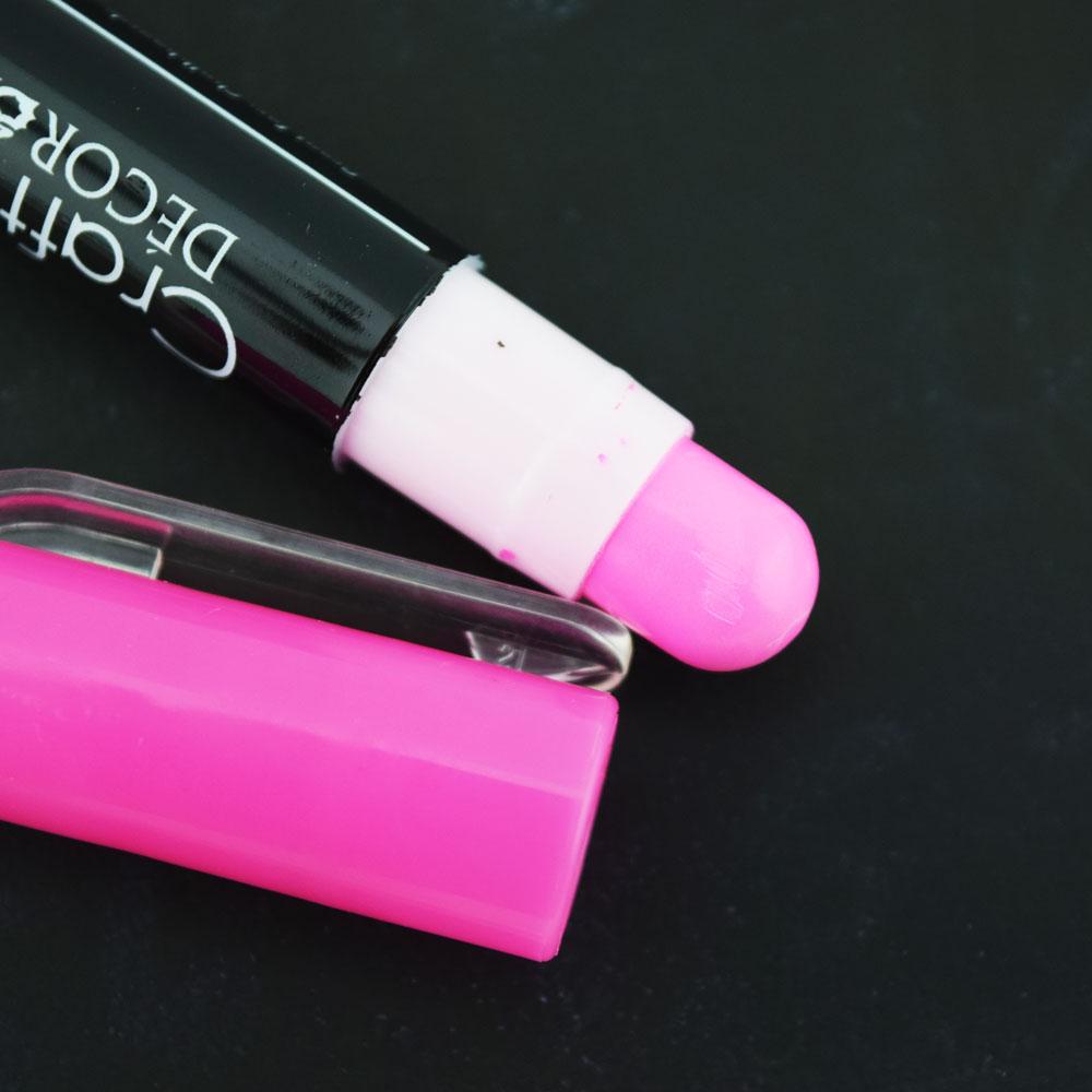  Premium Hot Pink Chalkboard Pen Writing Marker, Multi-Surface Wet Erase - AsianImportStore.com - B2B Wholesale Lighting and Decor