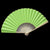 9" Light Lime Green Paper Hand Fans for Weddings, Premium Paper Stock (10 Pack) - AsianImportStore.com - B2B Wholesale Lighting and Decor