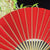 9" Red Paper Hand Fans for Weddings, Premium Paper Stock (10 Pack) - AsianImportStore.com - B2B Wholesale Lighting and Decor