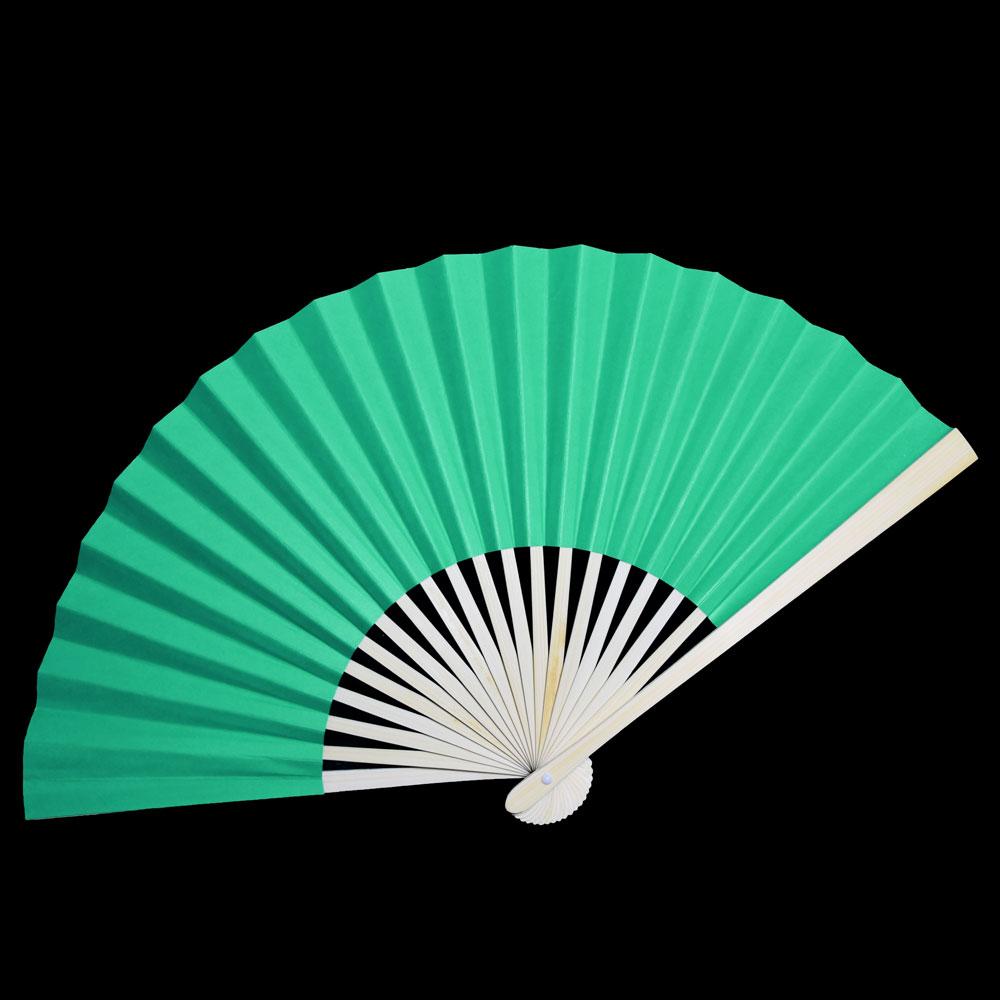 9" Teal Green Paper Hand Fans for Weddings, Premium Paper Stock (10 Pack) - AsianImportStore.com - B2B Wholesale Lighting and Decor