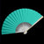 9" Water Blue Paper Hand Fans for Weddings, Premium Paper Stock (10 Pack) - AsianImportStore.com - B2B Wholesale Lighting and Decor