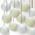 Premium 12-Piece Fine Line White and Beige Paper Lantern Party Pack Set - AsianImportStore.com - B2B Wholesale Lighting and Decor