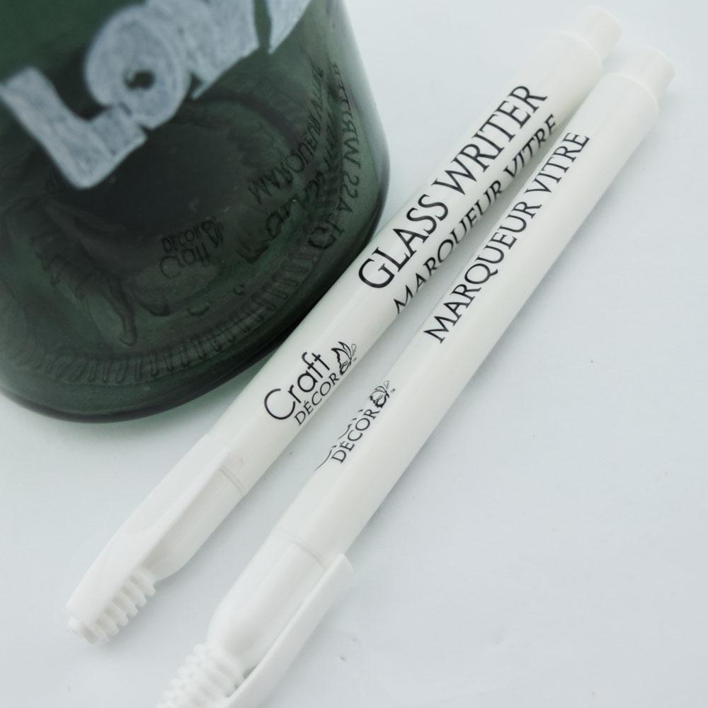 Premium White Glass Craft Writing Marker Pens, Multi-Surface (2-PACK) - AsianImportStore.com - B2B Wholesale Lighting and Decor
