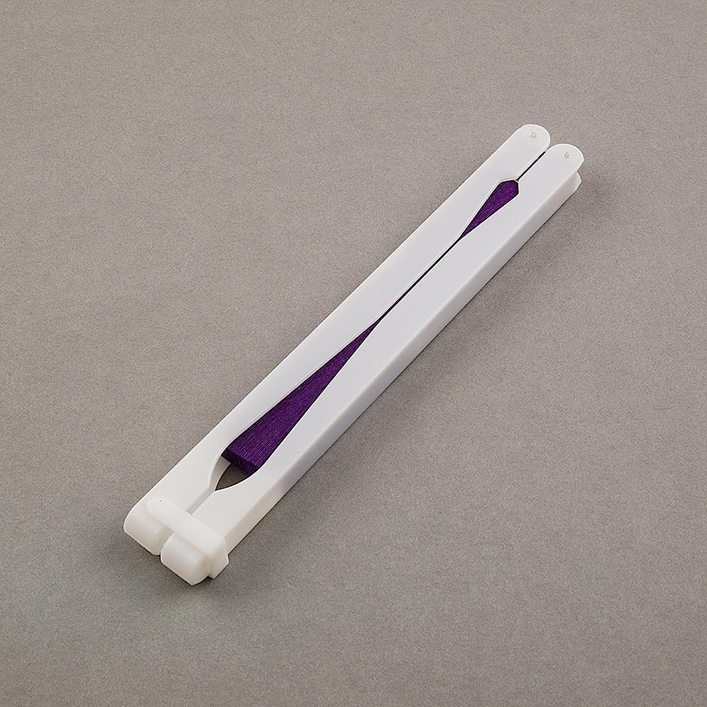 (Discontinued) (100 PACK) 9" Purple Accordion Paper Hand Fan for Weddings