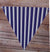 (Discontinued) (50 PACK) Purple Mix Pattern Triangle Flag Pennant Banner (11FT)