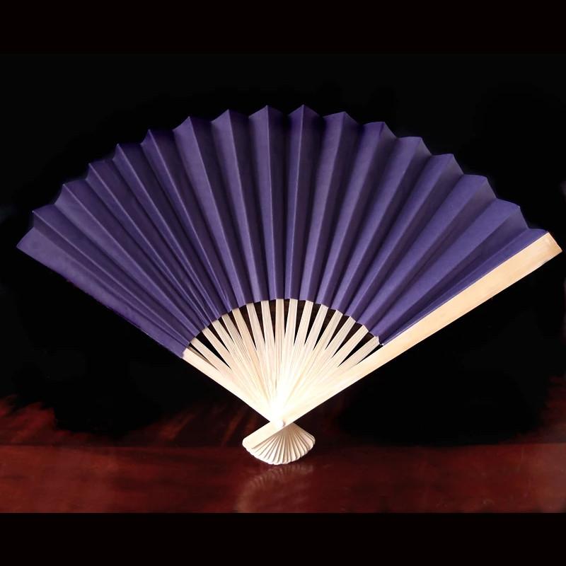 9" Purple Paper Hand Fans for Weddings (10 PACK) - AsianImportStore.com - B2B Wholesale Lighting and Decor