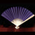 9" Purple Paper Hand Fans for Weddings (10 PACK) - AsianImportStore.com - B2B Wholesale Lighting and Decor