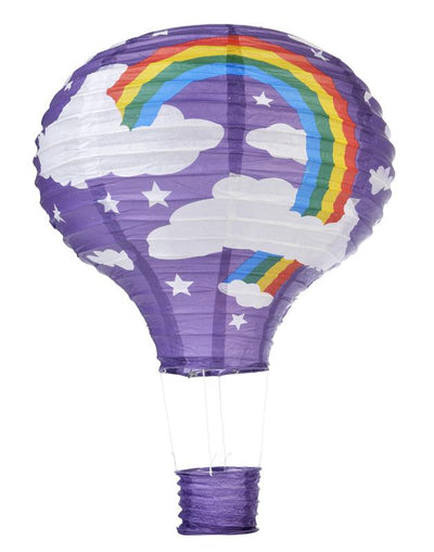 Purple Rainbow Hot Air Balloon Paper Lantern - AsianImportStore.com - B2B Wholesale Lighting and Decor