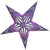 24" Purple Sunshine Window Paper Star Lantern, Chinese Hanging Wedding & Party Decoration - AsianImportStore.com - B2B Wholesale Lighting and Decor