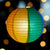 14" Rainbow Multi-Color Paper Lantern, Even Ribbing, Hanging Decoration - AsianImportStore.com - B2B Wholesale Lighting and Decor