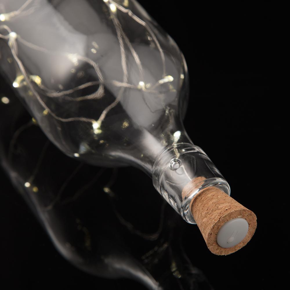 3 Pack | 15 Super Bright Warm White LED Battery Operated Wine Bottle lights With Real Cork DIY Fairy String Light For Home Wedding Party Decoration - AsianImportStore.com - B2B Wholesale Lighting and Decor