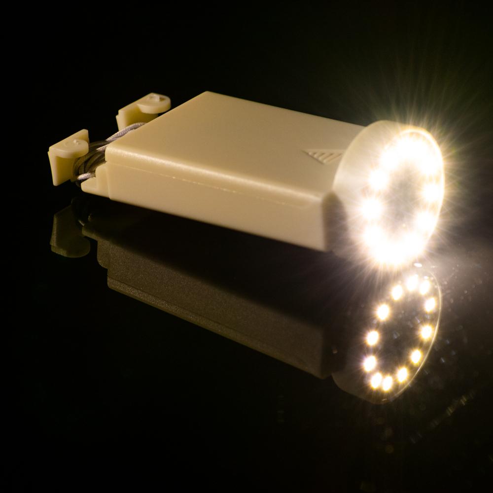 Fantado MoonBright&#8482; 12-LED Multi-function Remote Controlled Light for Paper Lanterns, Warm White (Battery Powered) - AsianImportStore.com - B2B Wholesale Lighting and Decor