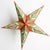 3-PACK + Cord | Red and Green Dragon Glitter 24" Illuminated Paper Star Lanterns and Lamp Cord Hanging Decorations - AsianImportStore.com - B2B Wholesale Lighting and Decor