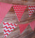 Red Mix Pattern Triangle Flag Pennant Banner (11FT) - AsianImportStore.com - B2B Wholesale Lighting and Decor