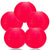 5 PACK | 12" Red Fine Line Premium Even Ribbing Paper Lanterns - AsianImportStore.com - B2B Wholesale Lighting and Decor