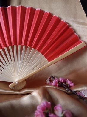 BULK PACK (50) 9" Red Silk Hand Fans for Weddings - AsianImportStore.com - B2B Wholesale Lighting and Decor