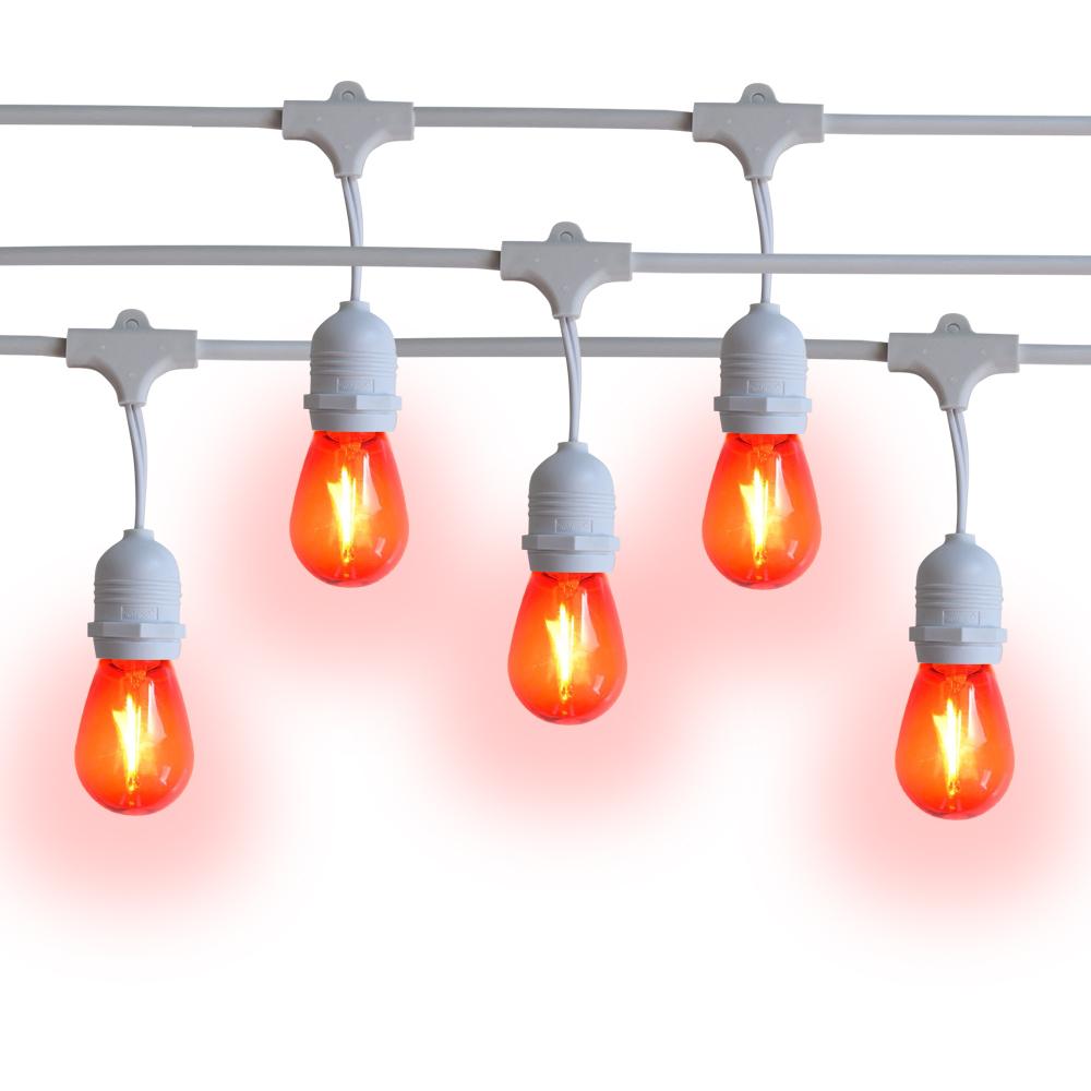 10 Suspended Multi Color Outdoor Commercial String Light Set 21 FT Wh AsianImportStore B2B Wholesale Lighting Decor since 2002