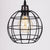 CORD + CAGE | Classic Retro Pearl Black Pendant Light Cord PLUS Sphere Bulb Cage Combo Kit (Bulb Not Included) - Electrical Swag Light Kit - AsianImportStore.com - B2B Wholesale Lighting and Decor