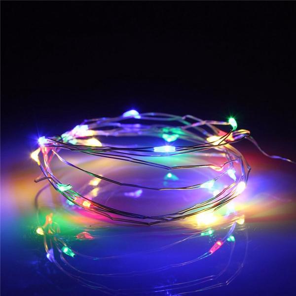 7.5 FT|20 LED Battery Operated Multi-Color Flashing Color-Changing Fairy String Lights - AsianImportStore.com - B2B Wholesale Lighting and Decor