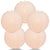 5 PACK | 12" Rose Quartz Pink Even Ribbing Round Paper Lanterns - AsianImportStore.com - B2B Wholesale Lighting and Decor