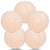 5 PACK | 12" Rose Quartz Pink Even Ribbing Round Paper Lanterns - AsianImportStore.com - B2B Wholesale Lighting and Decor