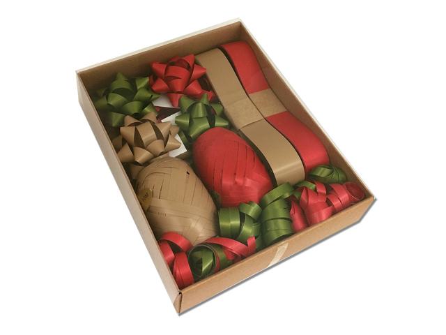 13pc Rustic Country Gift Wrapping and Bow Set in Kraft Box - AsianImportStore.com - B2B Wholesale Lighting and Decor