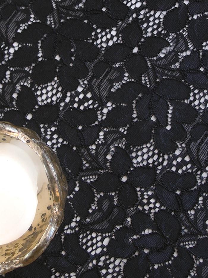 Vintage Black Lace Style No.2 Table Runner (12 x 108) (50 PACK) - AsianImportStore.com - B2B Wholesale Lighting and Décor