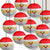 12 PACK | 14" Santa Claus Christmas Holiday Paper Lantern - AsianImportStore.com - B2B Wholesale Lighting and Decor