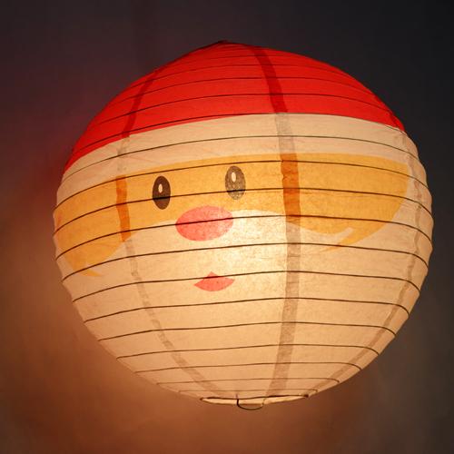 14" Santa Claus Christmas Holiday Paper Lantern - AsianImportStore.com - B2B Wholesale Lighting and Decor