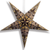 24" Brown Rain Paper Star Lantern, Chinese Hanging Wedding & Party Decoration