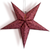 24" Burgandy Red Pink Venise Paper Star Lantern, Hanging Wedding & Party Decoration