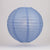 14" Serenity Blue Round Paper Lantern, Even Ribbing, Chinese Hanging Decoration for Weddings and Parties - AsianImportStore.com - B2B Wholesale Lighting and Decor