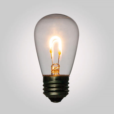 LED Filament S14 Shatterproof Energy Saving Light Bulb, Dimmable, 1W, E26 Medium Base - AsianImportStore.com - B2B Wholesale Lighting and Decor