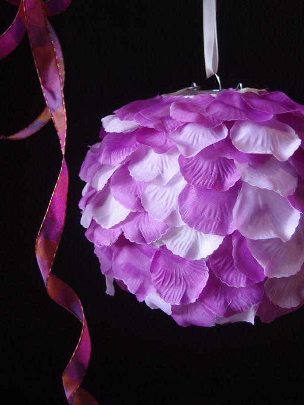 (Discontinued) (50 PACK) Dark Purple Silk Rose Petals Confetti for Weddings in Bulk