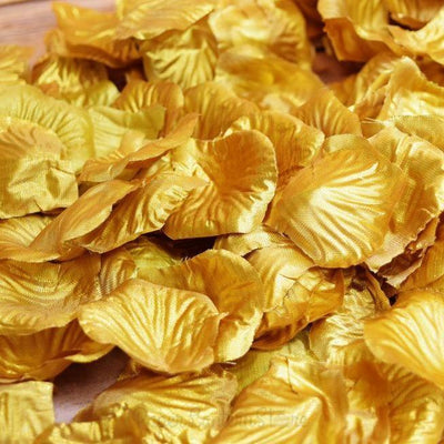 Gold Silk Rose Petals Confetti for Weddings in Bulk (100 PACK) - AsianImportStore.com - B2B Wholesale Lighting and Décor