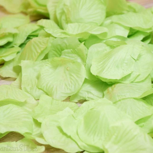 Light Lime Green Silk Rose Petals Confetti for Weddings in Bulk (50 PACK) - AsianImportStore.com - B2B Wholesale Lighting and Décor