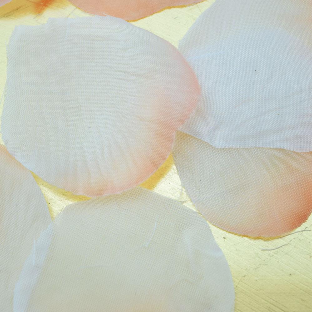  Peach / Orange Coral Ombre Two-Tone Silk Rose Petals Confetti for Weddings in Bulk - AsianImportStore.com - B2B Wholesale Lighting and Decor