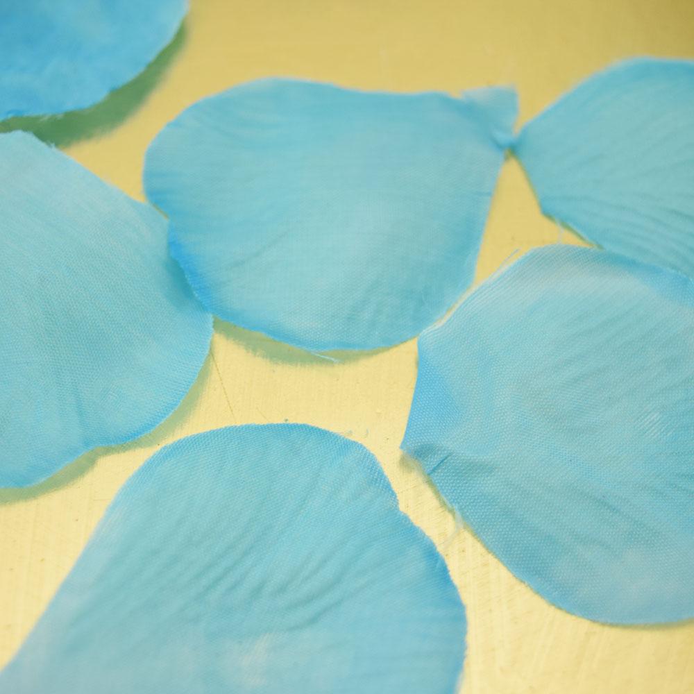  Sky Blue Silk Rose Petals Confetti for Weddings in Bulk - AsianImportStore.com - B2B Wholesale Lighting and Decor