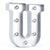 Silver Marquee Light Letter 'U' LED Metal Sign (8 Inch, Battery Operated w/ Timer) - AsianImportStore.com - B2B Wholesale Lighting and Decor