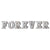 Silver Marquee Light Word 'Forever' LED Metal Sign (8 Inch, Battery Operated w/ Timer) - AsianImportStore.com - B2B Wholesale Lighting and Decor