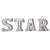 Silver Marquee Light 'STAR' LED Metal Sign (8 Inch, Battery Operated w/ Timer) - AsianImportStore.com - B2B Wholesale Lighting and Decor