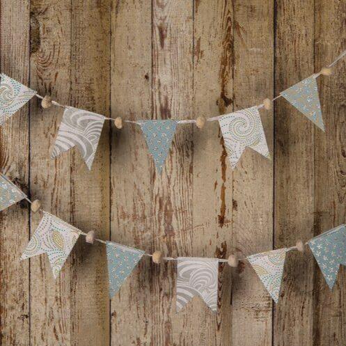 Silver Paper Small Pennant and Flag Banner (9.5 Feet Long) (20 PACK) - AsianImportStore.com - B2B Wholesale Lighting and Décor