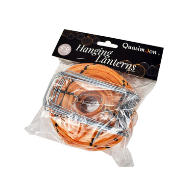 4" Basketball Shaped Sport Paper Lantern, Even Ribbing, Hanging Decoration (10 PACK) - AsianImportStore.com - B2B Wholesale Lighting and Decor