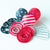 4" 4th of July Red, White and Blue Round Paper Lantern, Even Ribbing, Hanging Decoration (10 PACK) - AsianImportStore.com - B2B Wholesale Lighting and Decor